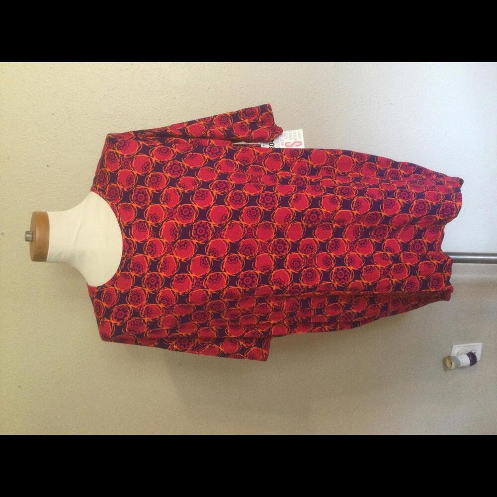 Lularoe - S - Irma - NWT - Red, Purple & Orange